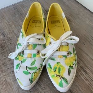 Keds X Kate Spade New York Fashion Sneakers With Lemons - size 5.5